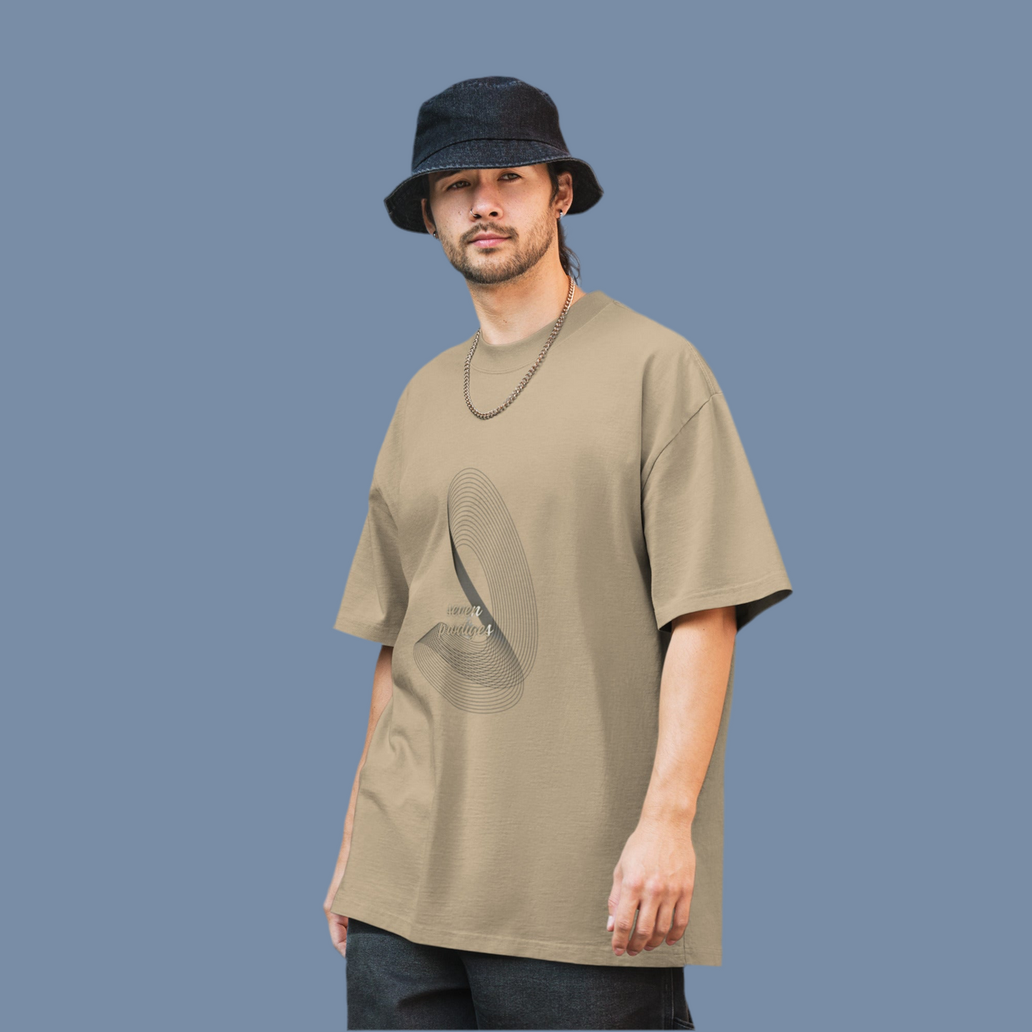 T-shirt oversize délavé